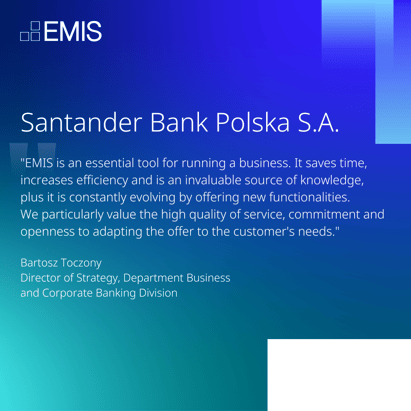 EMIS Santander Polska Testimonial