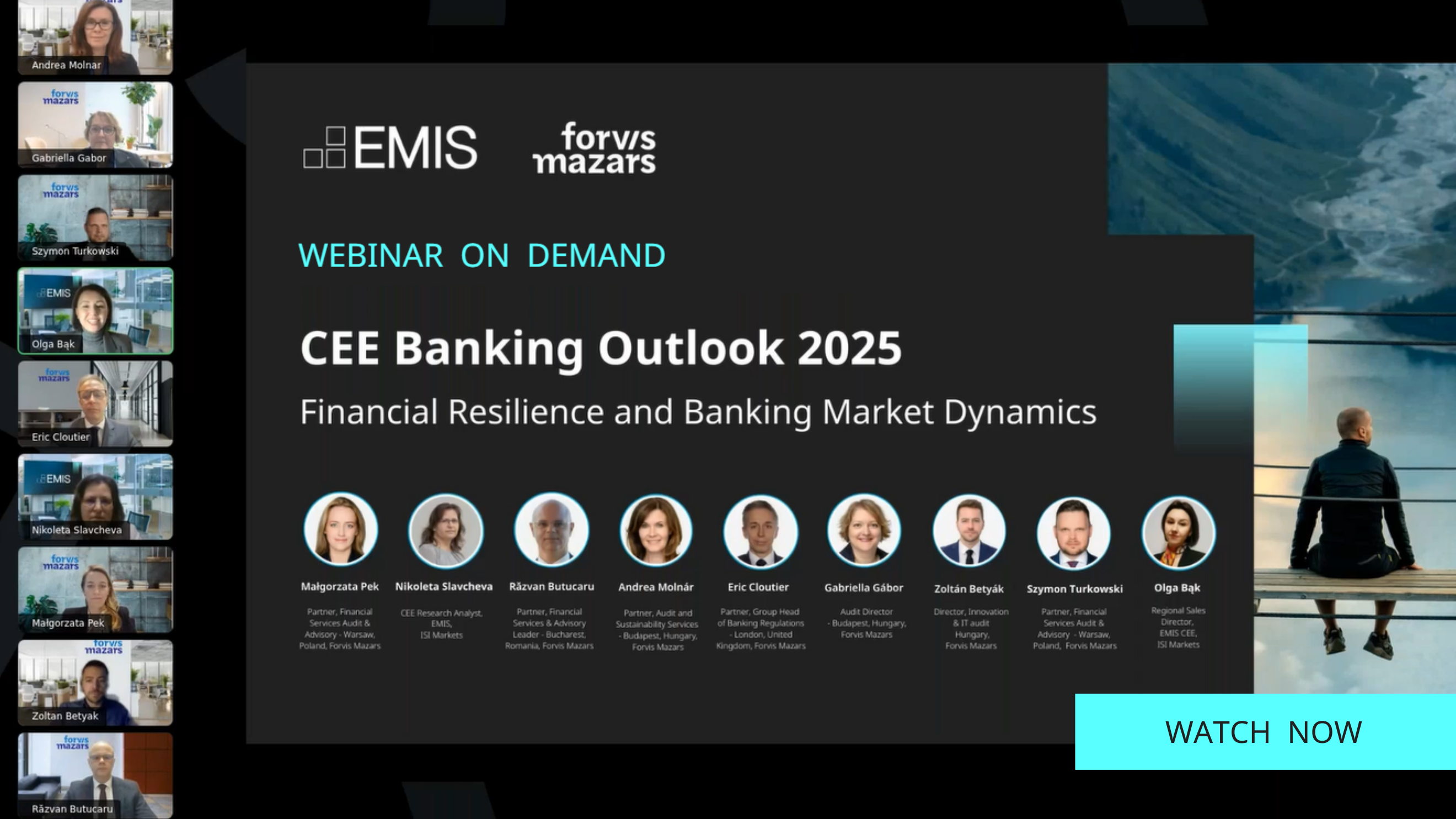 EMIS & Forvis Mazars Webinar On Demand: CEE Banking Outlook 2025